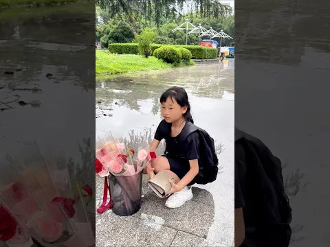 꽃을 파는 아이가 여성을 천사라고 부른 이유는? #love #친절 #다른사람돕기