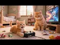 Download Lagu Ginger Skips Meals to Play Games, and Mama Cat Teaches Her a Lesson About the Value of Food 🎮🍚🐱