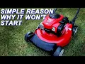 Fixing a Troy-Bilt mower that won t start