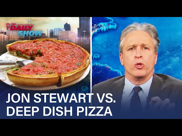 Download MP3 Jon Stewart's Beef With Chicago Deep Dish Pizza | The Daily Show