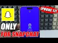 Enable dark mode only for snapchat iphone 17