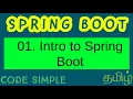 01 Intro to Spring Boot in Tamil Spring Boot Beginners tutorial Code Simple