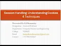 Managing Sessions in Servlets 4 techniques Web and Internet Technologies Unit-2