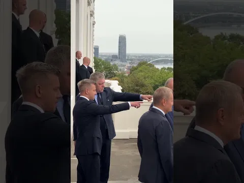 A Pozsonyi várban 4 miniszterelnökkel. Éljen a Visegrádi Négyek!