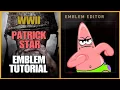 Call of Duty WW2 Patrick Star Spongebob Emblem Tutorial