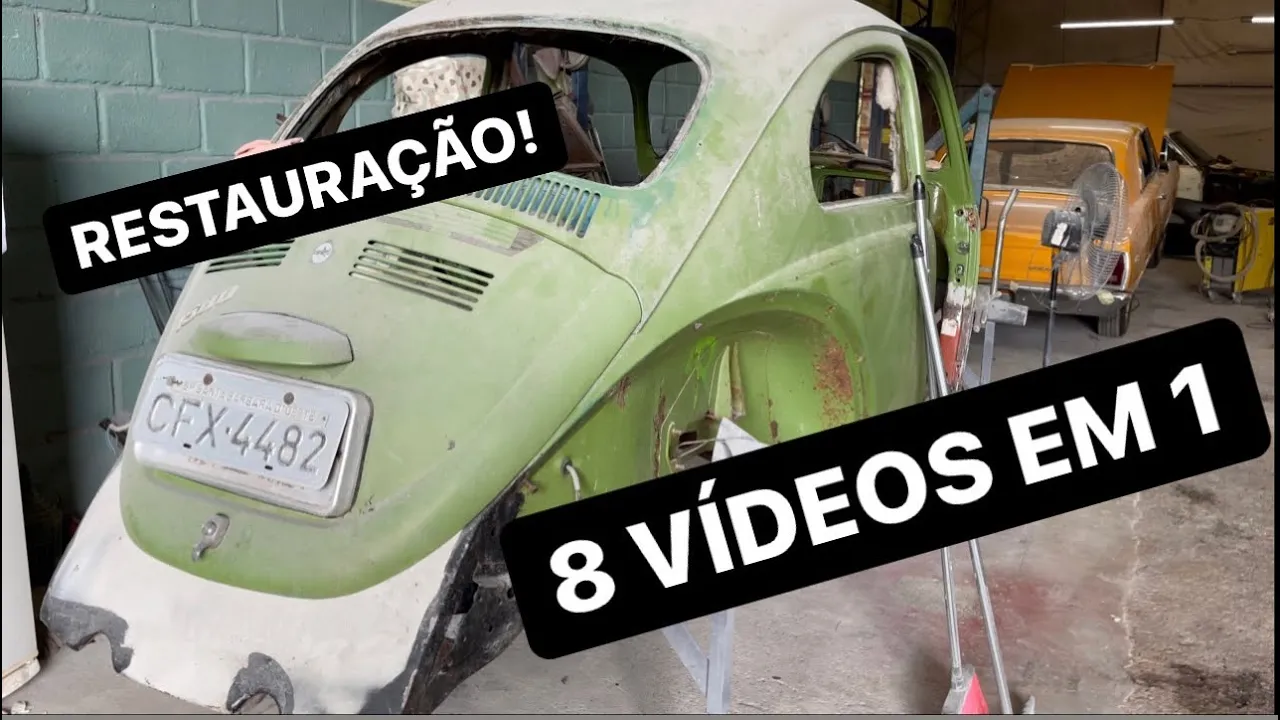 OFICINA DE RESTAURAÇÃO: OPALA, DODGE, FUSCA ! 4K
