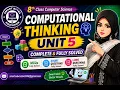 Unit 5 Computational Thinking Class 8 Computer MCQs Short Long Questions Complete Exercise