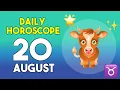 Taurus horoscope today - August 20 2026