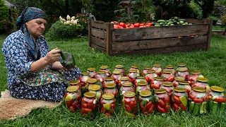 From Garden to Jar | Preserving Cucumbers & Tomatoes for Winter 🌿🍅