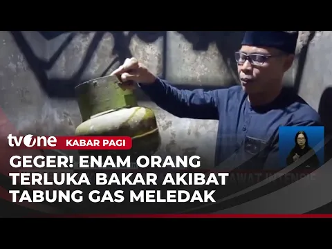 Tabung Gas Meledak, 6 Orang Alami Luka Bakar dan Dirawat Intensif