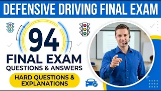Defensive Driving Final Exam Pass Easily All 94 Answers