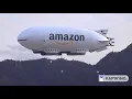 Amazon Zeppelin deploying delivery drones