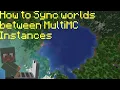 How to Share Worlds between MultiMC and derivatives instances