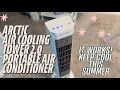How to assemble and use the Arctic Air Cooling Tower 2 0 portable air conditioner
