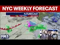 NYC weather forecast Several chances for rain this week