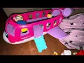 Little people Barbie airplane Disney toys toddler playing