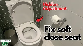 how to fix a toilet seat soft close repair