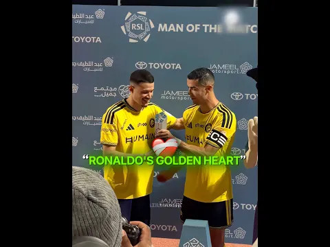 Ronaldo’s Golden Heart ❤️