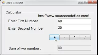 Calculator in VB NET