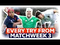 Every Rugby World Cup 2023 try from the Matchweek 3