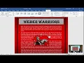 Microsoft Word Graphic Objects Class Demo