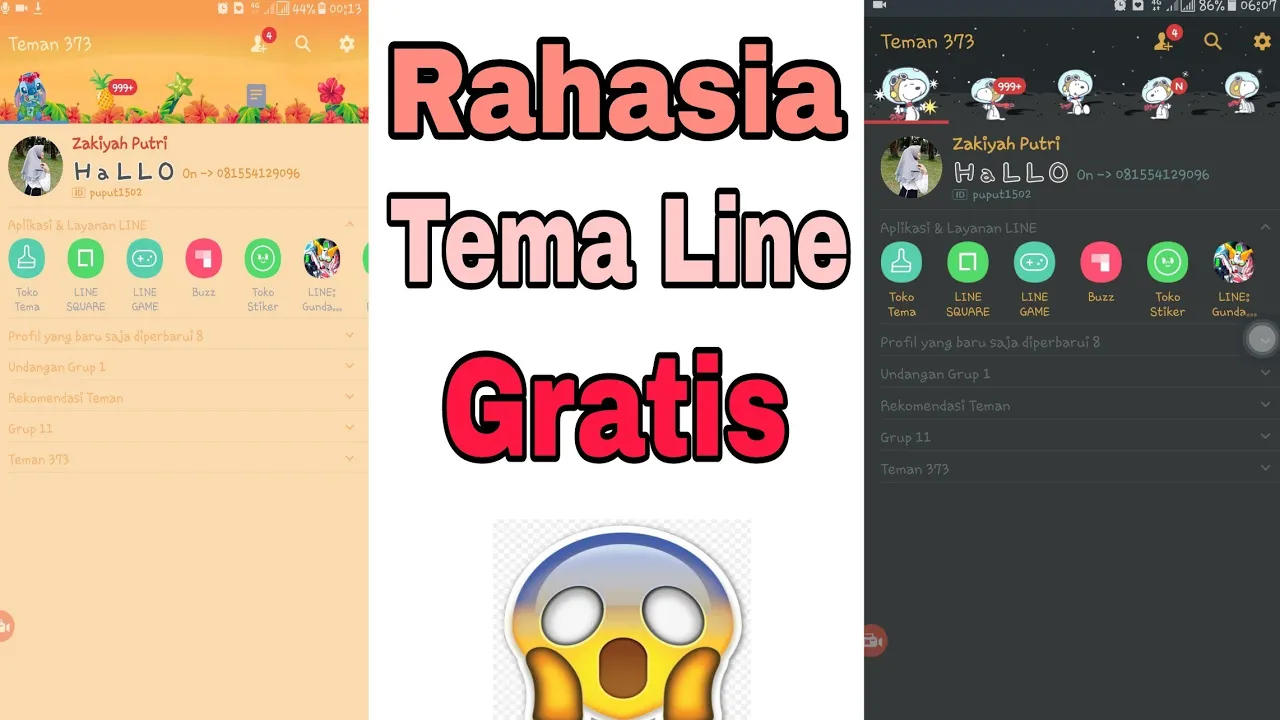 Gaperlu Aplikasi Tambahan Cara Mendapatkan Tema Line Gratis 2020. 
