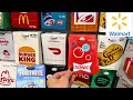 GIFT CARD SHOPPING at WALMART