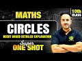Circles One Shot Maths 2024-25 Class 10th Maths Full NCERT Concept With Ushank Sir