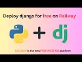 Deploy Django App to Railway in 5 Minutes