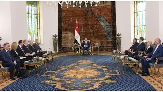 موقع الرئاسة الرئيس عبد الفتاح السيسي يستقبل أمين مجلس الأمن لروسيا الاتحادية 