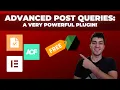 ACF Relationship Field Advanced Post Queries Plugin Easy Custom Query Filters