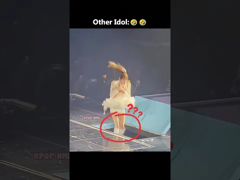 Blackpink feared the lift, but this idol just jumped down!😱😱 #blackpink #shortvideo #kpop