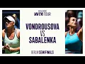 Download Lagu Marketa Vondrousova Vs. Aryna Sabalenka | Semifinals Berlin 2025 | WTA Match Highlights