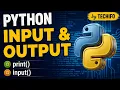 Python Input Output Explained for Beginners input print Python Tutorial Techifo
