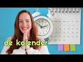 Download Lagu Dagen, dagdelen, maanden, etc: de KALENDER in het Nederlands! (NT2 - A1) #learndutchwithkim