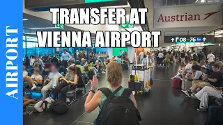 TRANSFER AT VIENNA Airport - Transit walk to an international connection flight