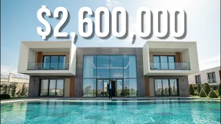 جولة داخل فيلا بسعر 2 600 000 بتشطيب ملكي مساحة غرفة النوم تعادل منزل في اسطنبول 