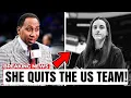 Lagu Stephen A. Smith JUST CONFIRM Caitlin Clark QUITS Team USA After Being Benched!