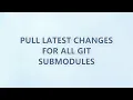 Pull latest changes for all git submodules 3 SOLUTIONS