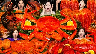 해산물의 여왕 SSOYOUNG ! 압도적 스케일 해산물 ASMR 연속 재생 🦞🔥Crazy Seafood Feast! King Crab, Giant Lobster
