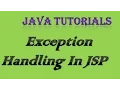 Exception Handling in JSP using Implicit exception Object isErrorPage