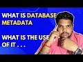 What is DatabaseMetaData in Java Data Base Connectivity Advance Java JDBC Concepts