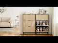Genius Shoe Storage for Small Spaces Flip-Drawer Shoe Cabinet from Wayfair