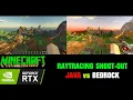 Minecraft RTX - Java vs Bedrock PTGI vs RTX