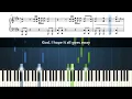 Billie Eilish - BITTERSUITE - Piano Tutorial with Sheet Music