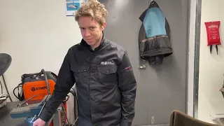 8 Feb 2023  Visiting Martin the welder for the tiller, big chain links the tail chain and more.