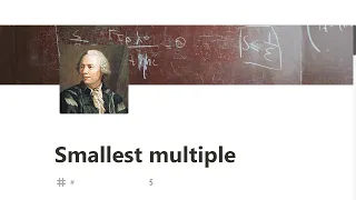 005 - Smallest multiple