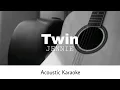 Download Lagu JENNIE - Twin (Acoustic Karaoke)