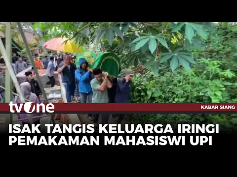 Pemakaman Mahasiswa UPI Bandung yang Tewas di Gedung Sekolah