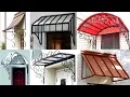 Metal Modern awning ideas front door window canopy ideas